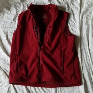 L L Bean fleece vest